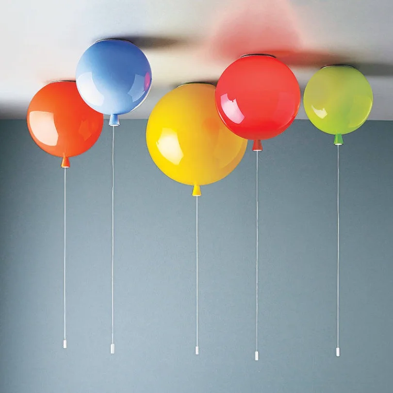 Led Balloon Light - Yaratıcı balon tavan lambası çocuk odası