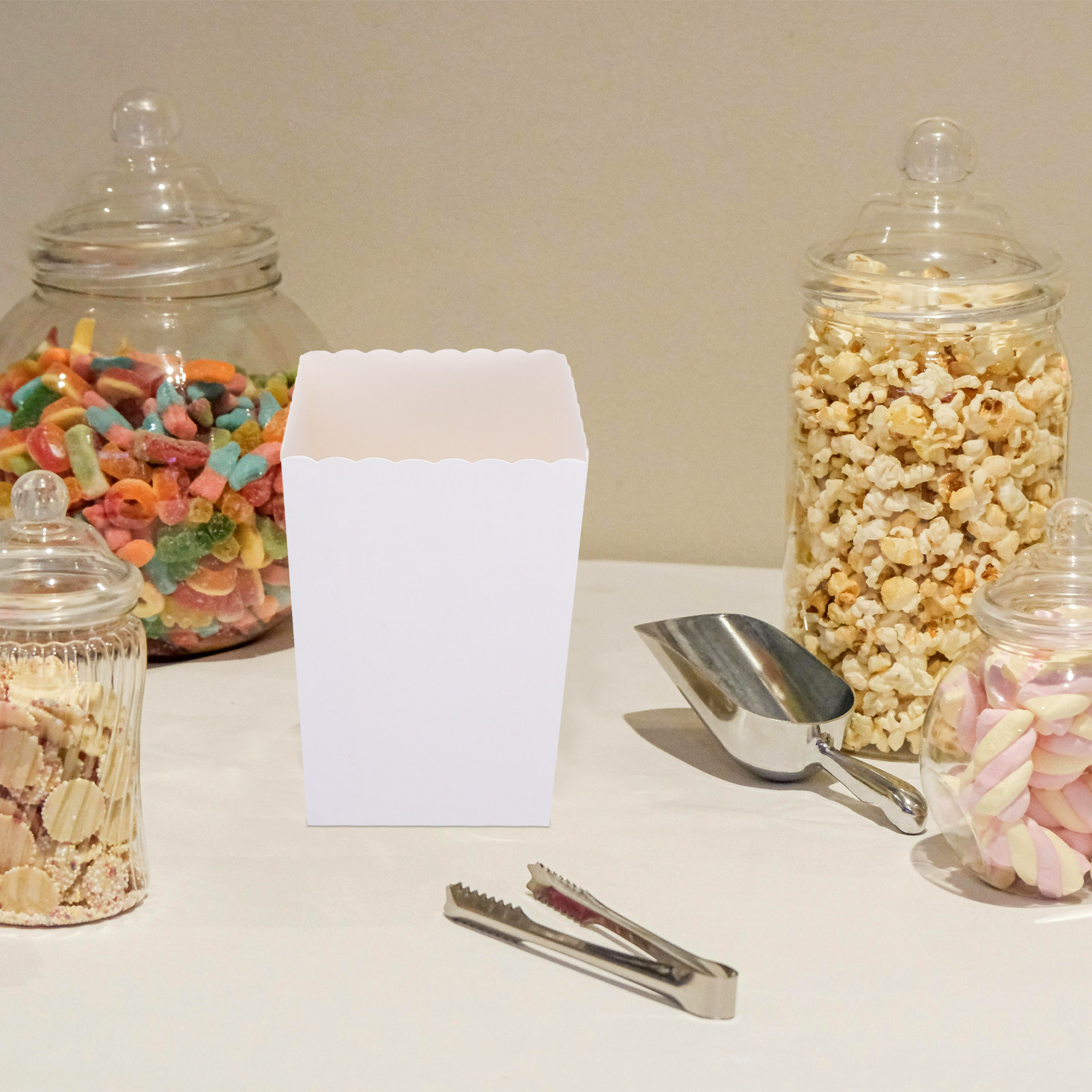 Event Party Box - 50 Adet Parti Tek Kullanımlık Patlamış