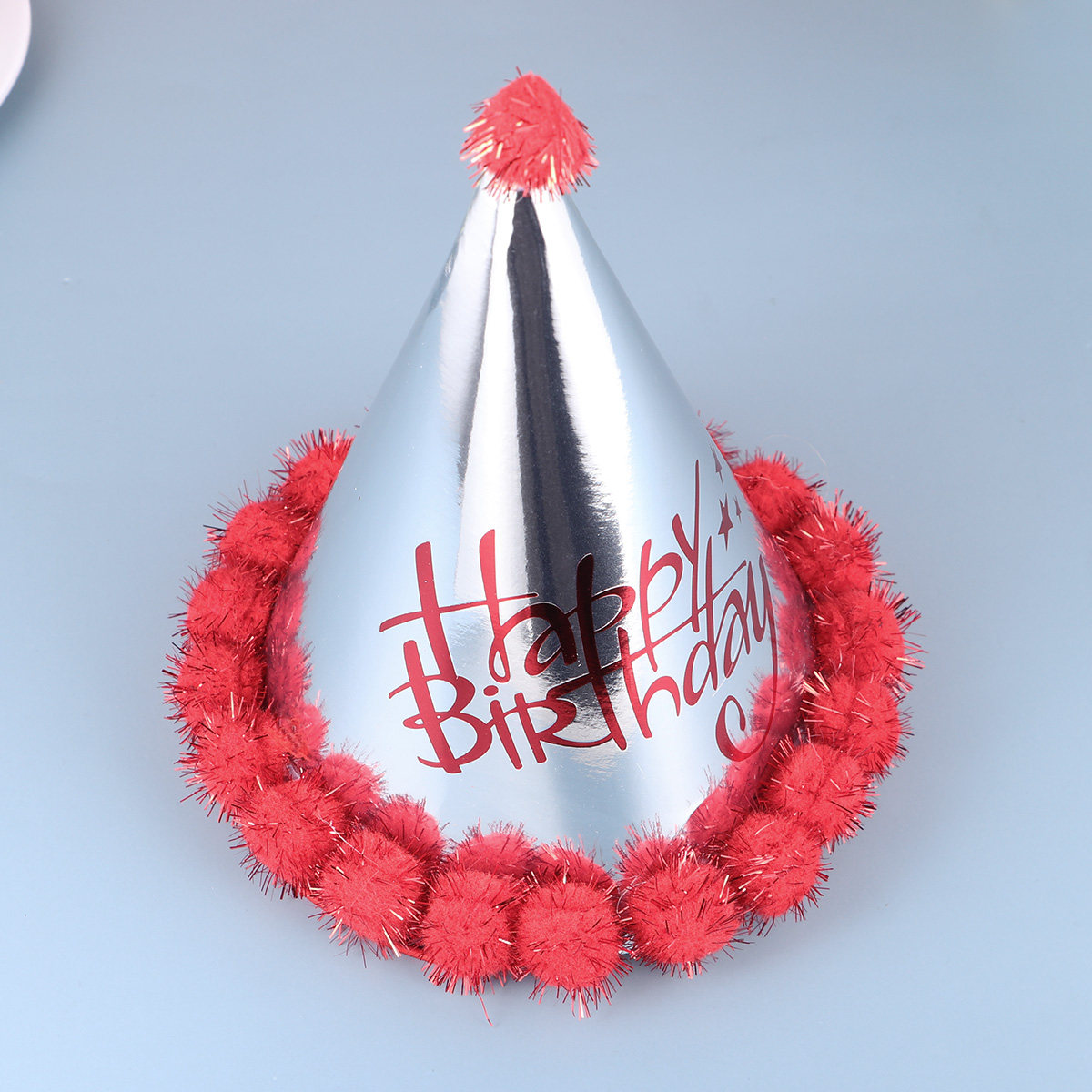 Party Hat Cone - 5 Adet Lazer Kağıt Doğum Günü