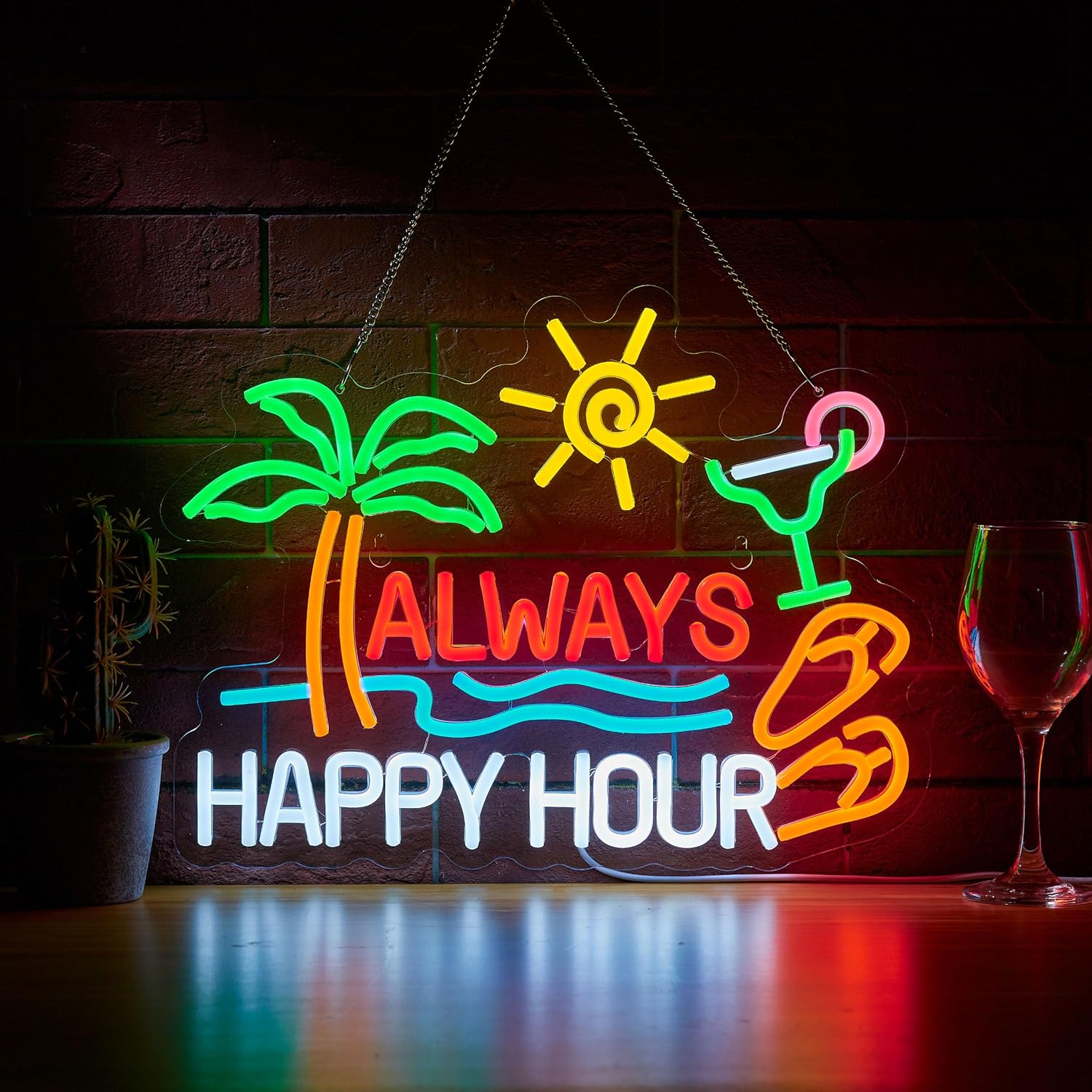 Neon Sign Party - Her Zaman Mutlu Saatler Bira Barı