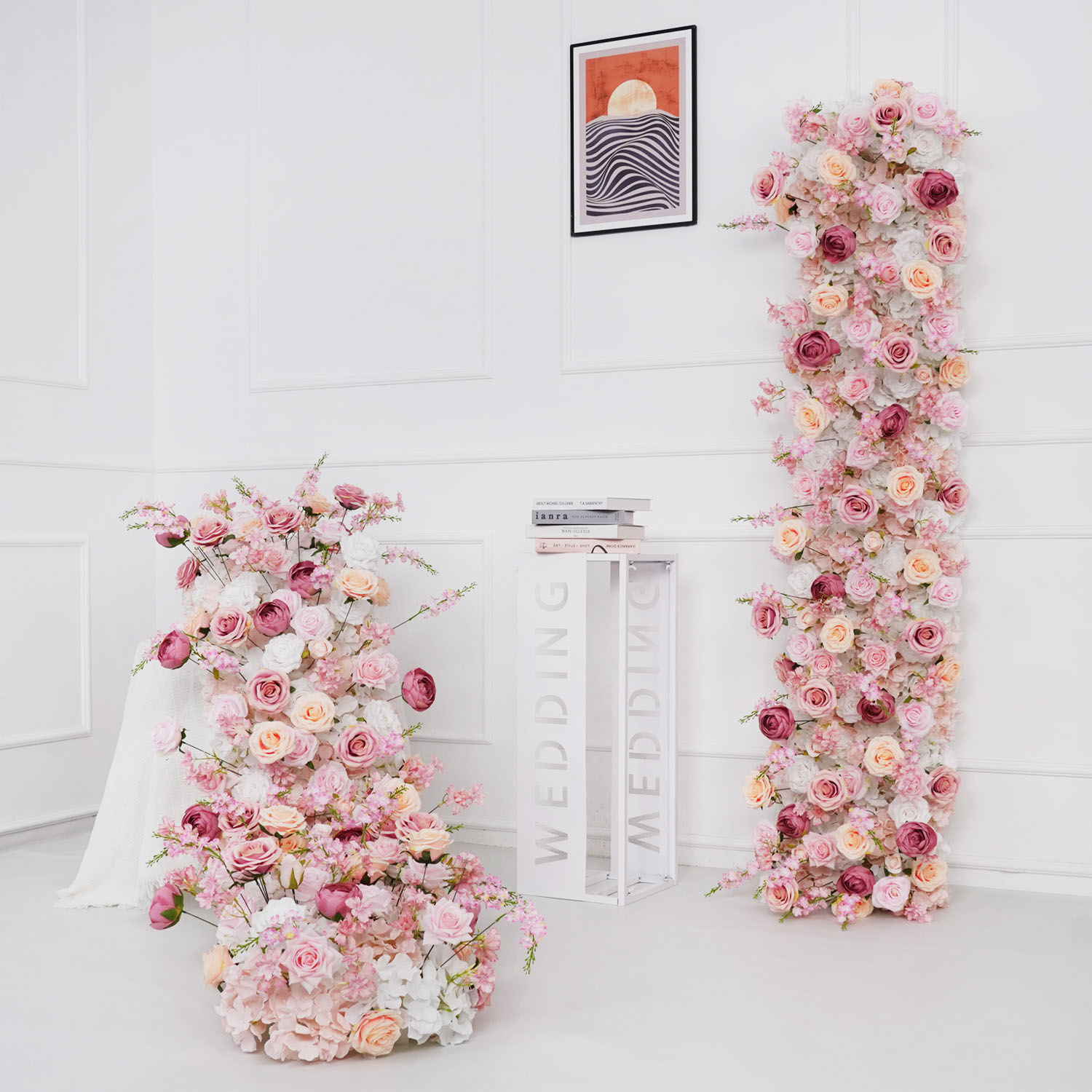 Flower Wall Panel - Uflower Lüks yapay çiçek Sıra Doğum