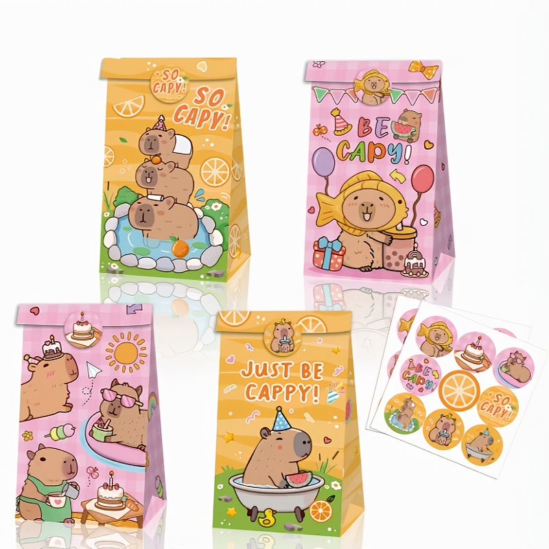 Event Party Box - 12/24/48 adet Kapibara Şeker Çanta Doğum
