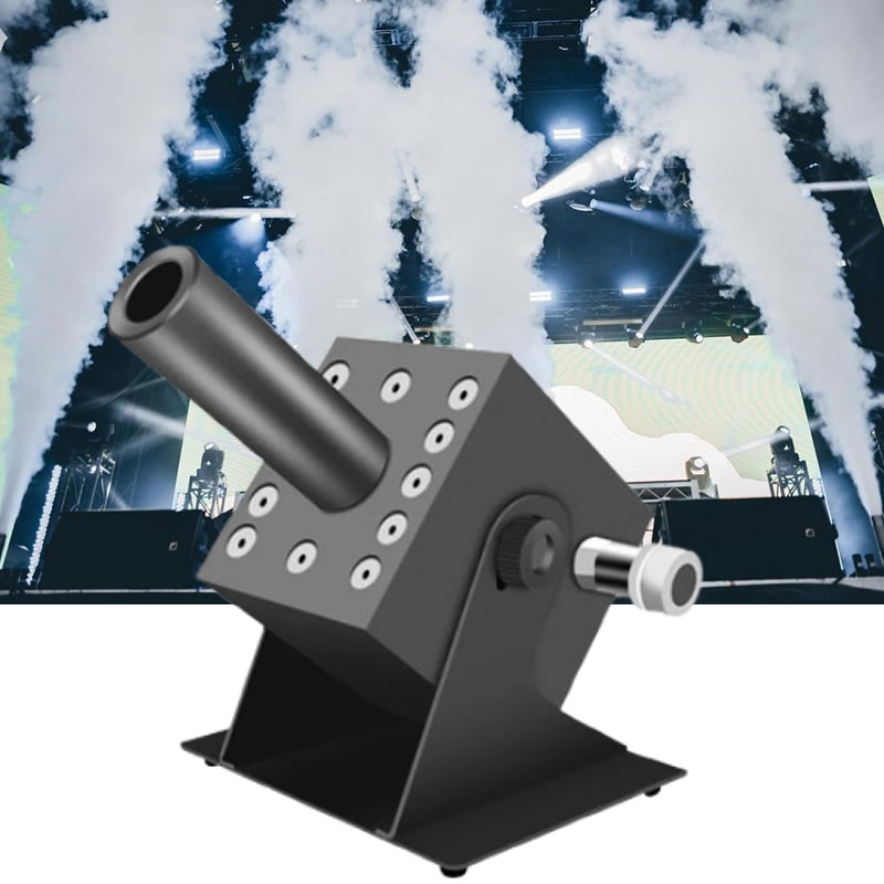 Confetti Cannon Tube - Renkli RGB 3in1 LED CO2 JET