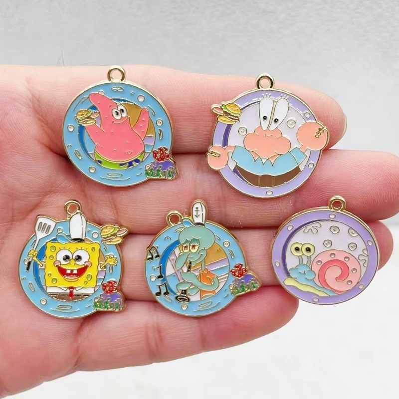 Party Favor Bag - 10 adet karikatür anime alaşım yağ