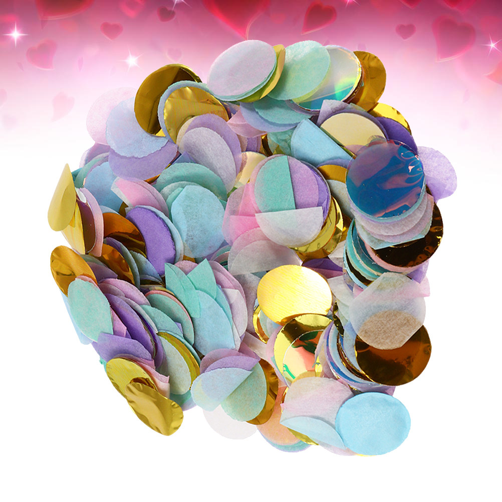 Papercraft Supply Confetti - 1 Paket 50G Zarif Yuvarlak Kağıt