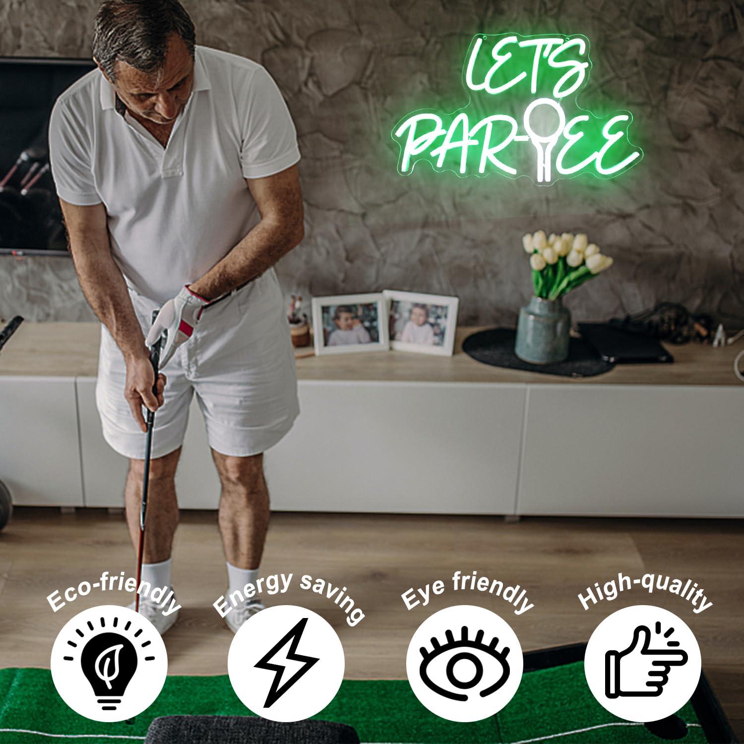 Let's Par Tee Neon Tabela Golf - Neon Sign Party incelemesi ve fiyatı