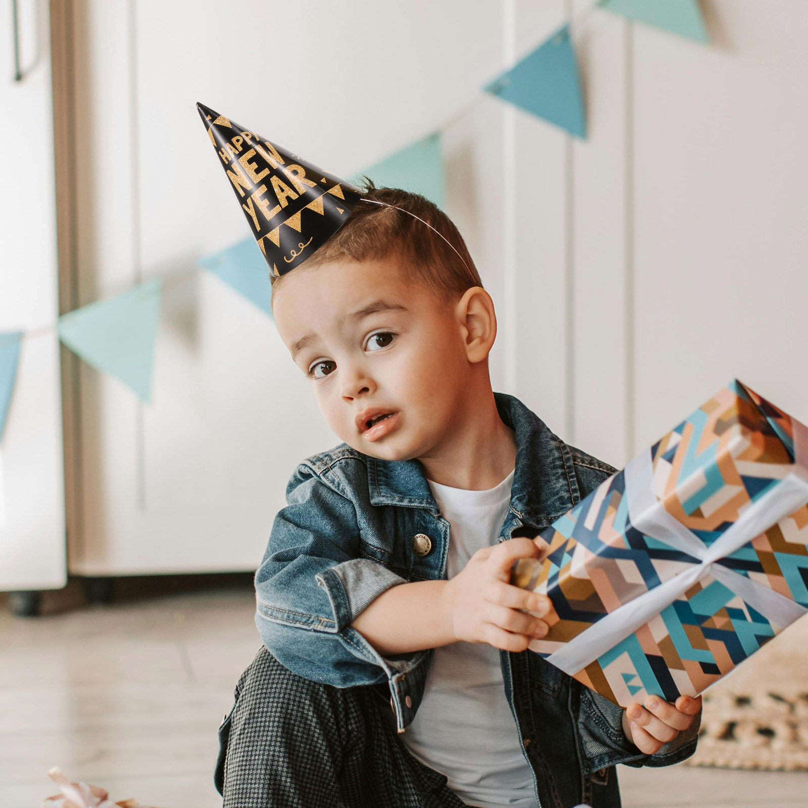 6 Adet Siyah Altın Parti Şapka - Party Hat Cone incelemesi ve fiyatı
