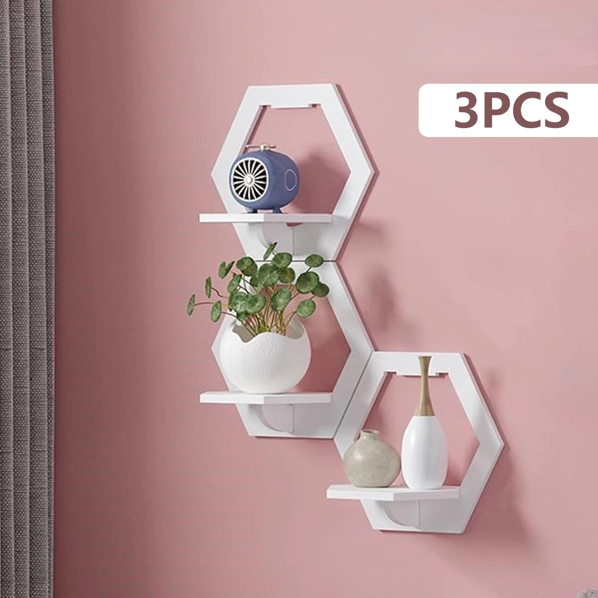 3 adet Altıgen duvar rafı Yumr - Flower Wall Panel incelemesi ve fiyatı