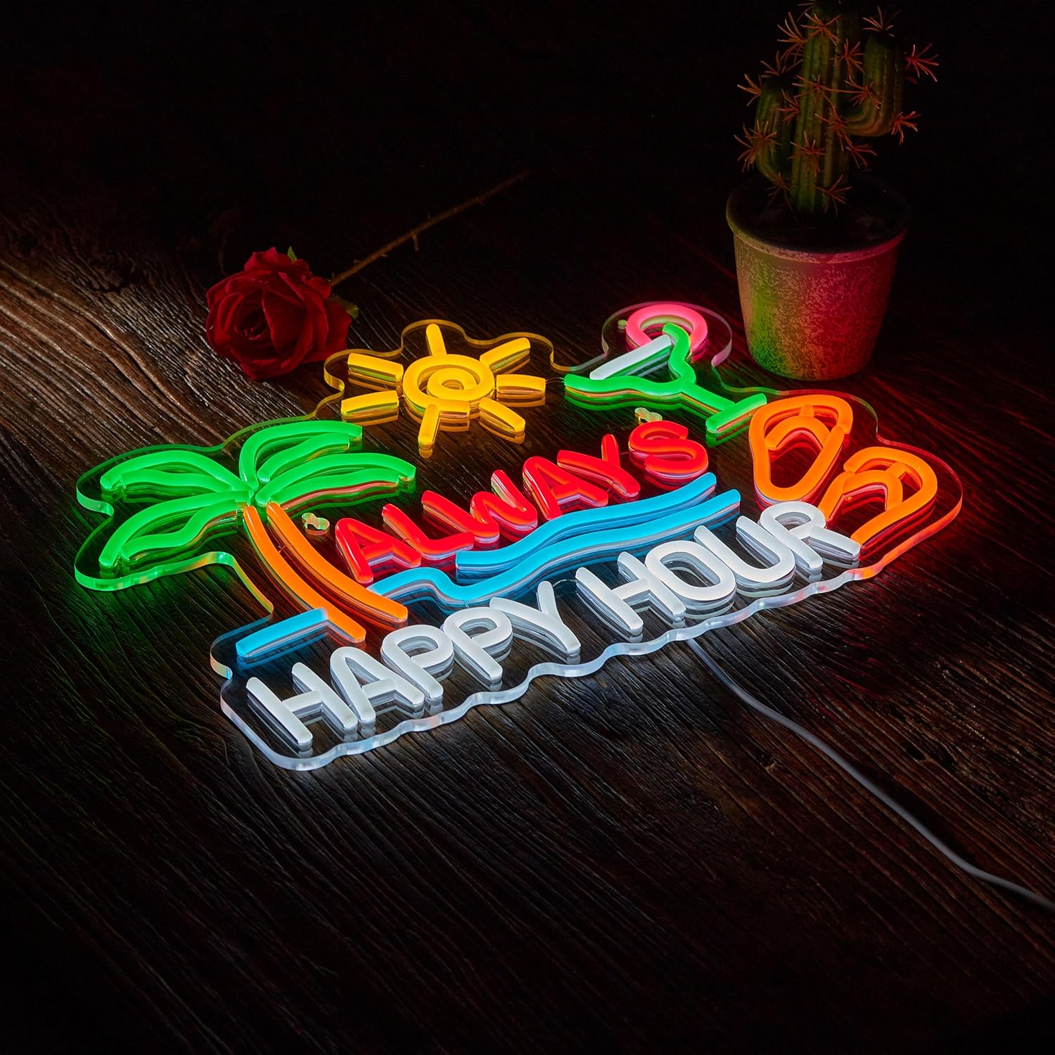 Her Zaman Mutlu Saatler Bira B - Neon Sign Party incelemesi ve fiyatı