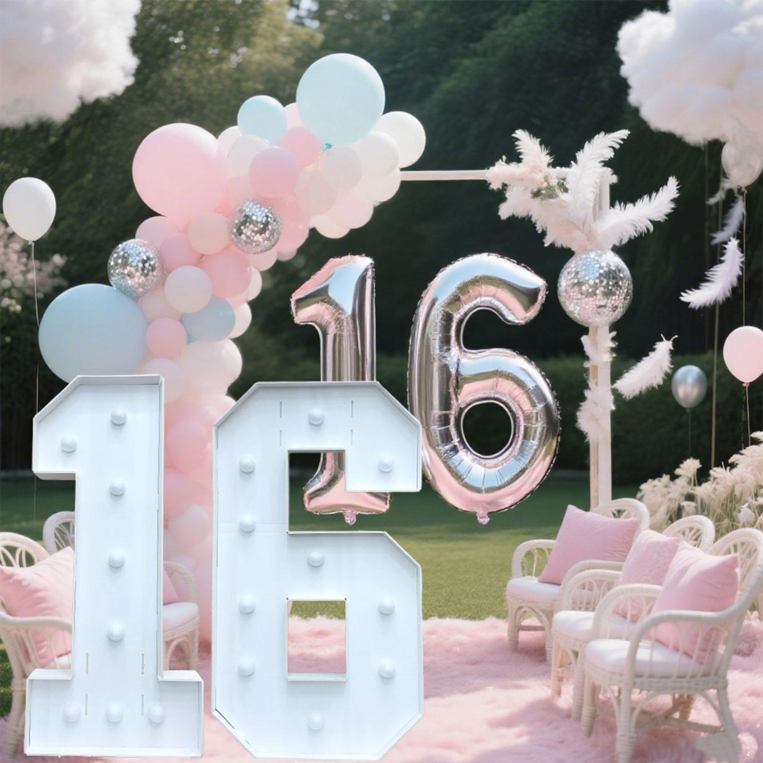 1 Adet 73cm/28.7 inç Işıklı Di - Neon Sign Party incelemesi ve fiyatı