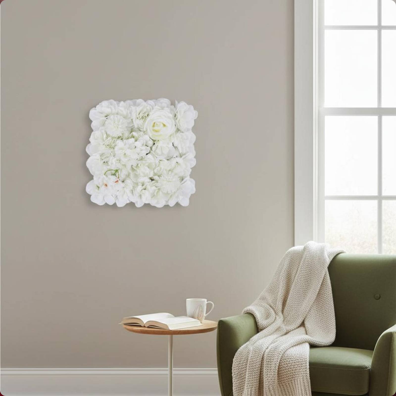 Yapay Çiçek Duvar Paneli Kolay - Flower Wall Panel incelemesi ve fiyatı
