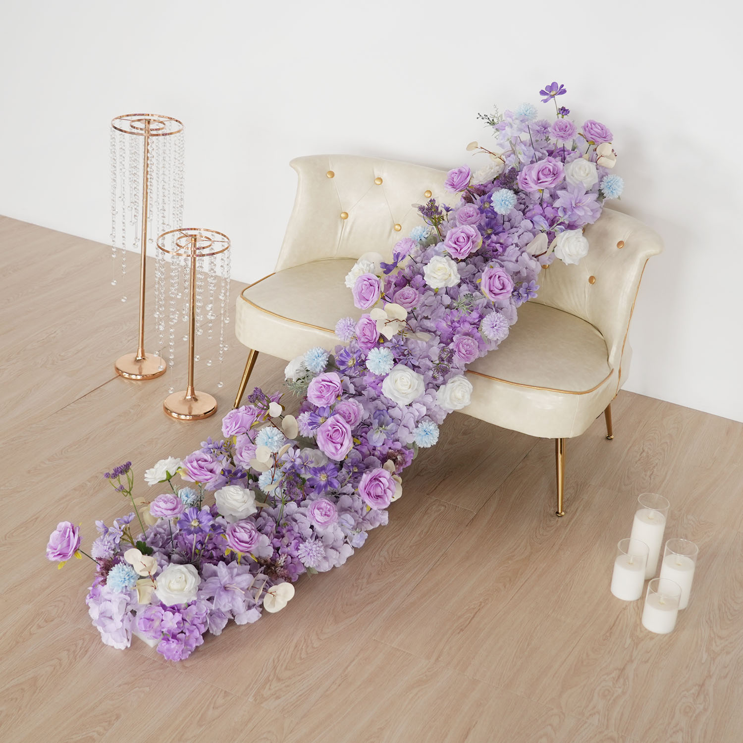 Uflower Mor yapay çiçekler Düğ - Flower Wall Panel incelemesi ve fiyatı