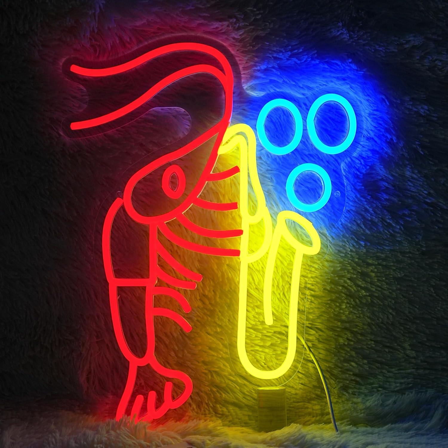 Istakoz Saksafon Neon Tabela C - Neon Sign Party incelemesi ve fiyatı