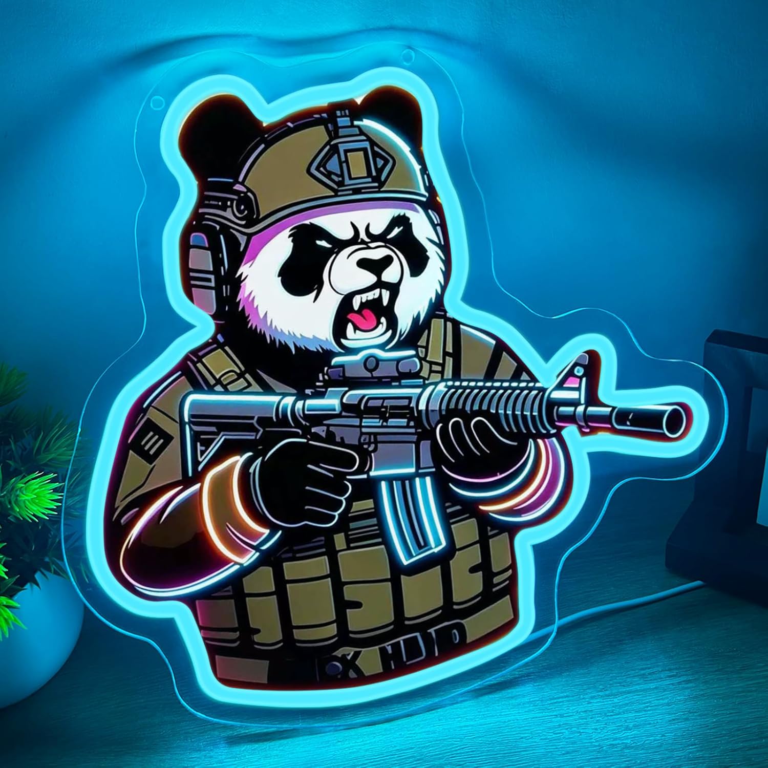 Taktik Panda Neon Burcu USB Po - Neon Sign Party incelemesi ve fiyatı