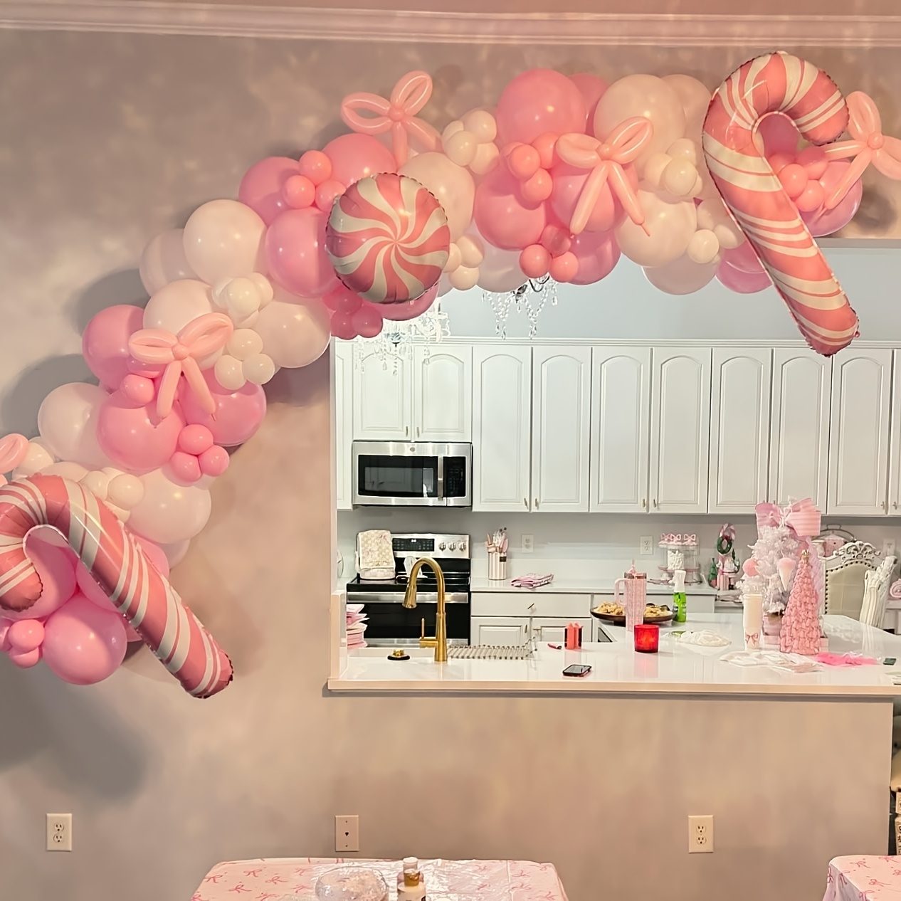 141 Parça Pembe Kurdele Balon  - Balloon Arch Kit incelemesi ve fiyatı